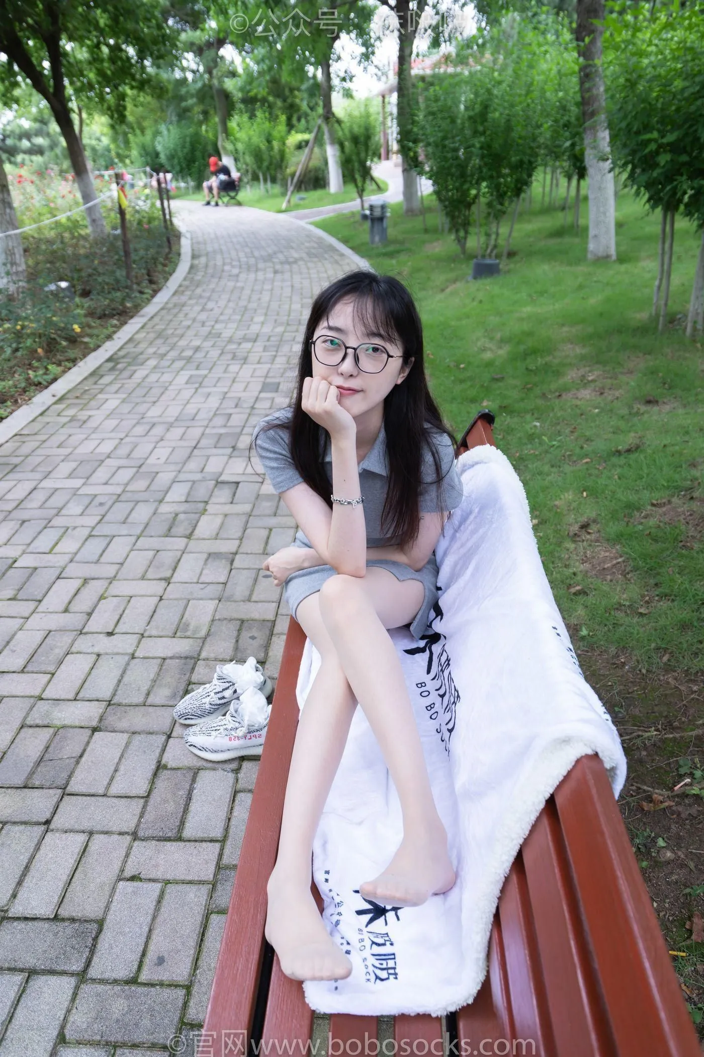 [BoBoSocks袜啵啵]NO.019 稚予-椰子、白棉袜、肉丝 [147P]插图6